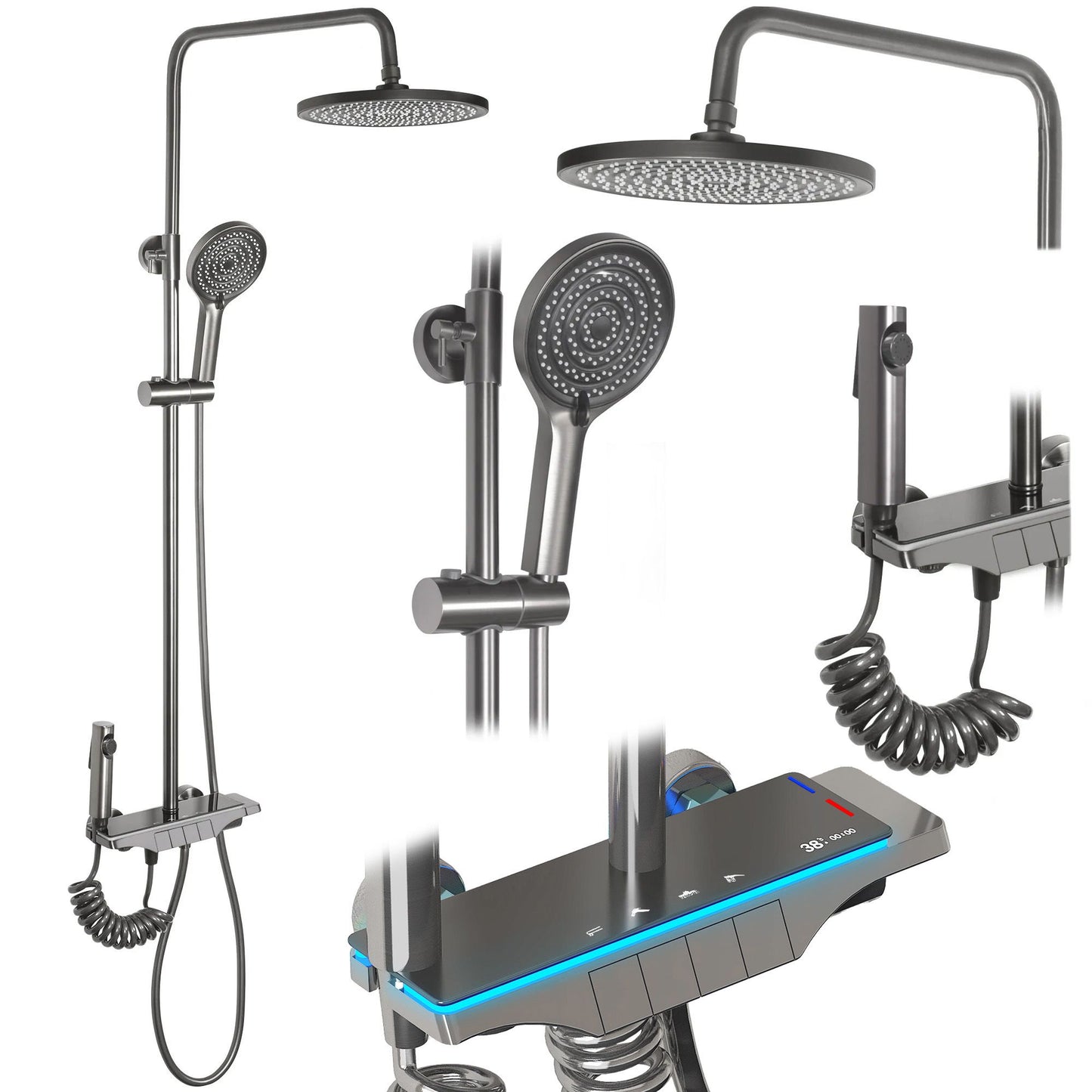 Set dus REA Savio Led Titanium 1