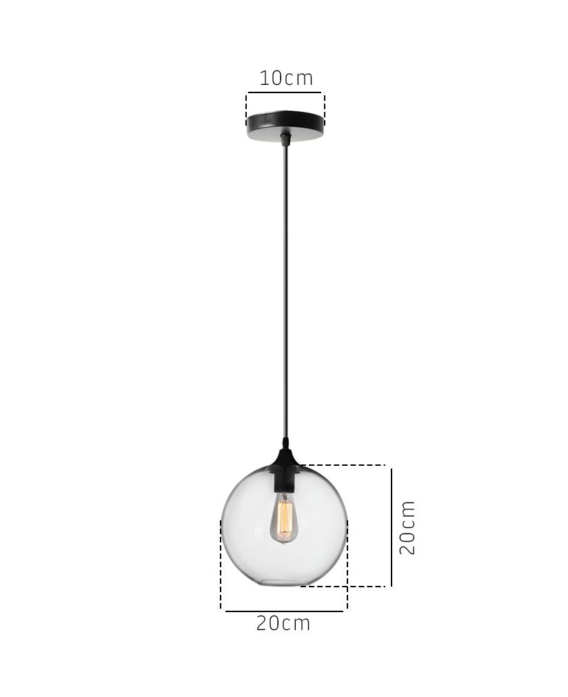 LUSTRA DE TAVAN SUSPENDABILA din sticla APP311-1CP Loft 5