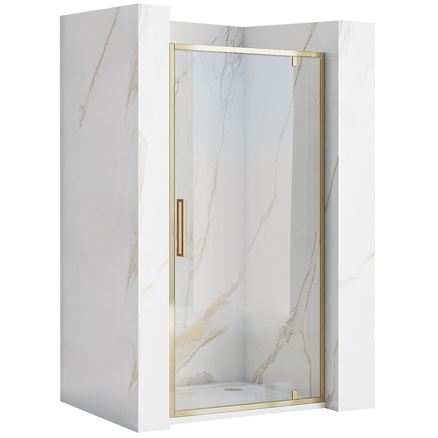 Paravan de dus REA Rapid Swing Gold 90 1