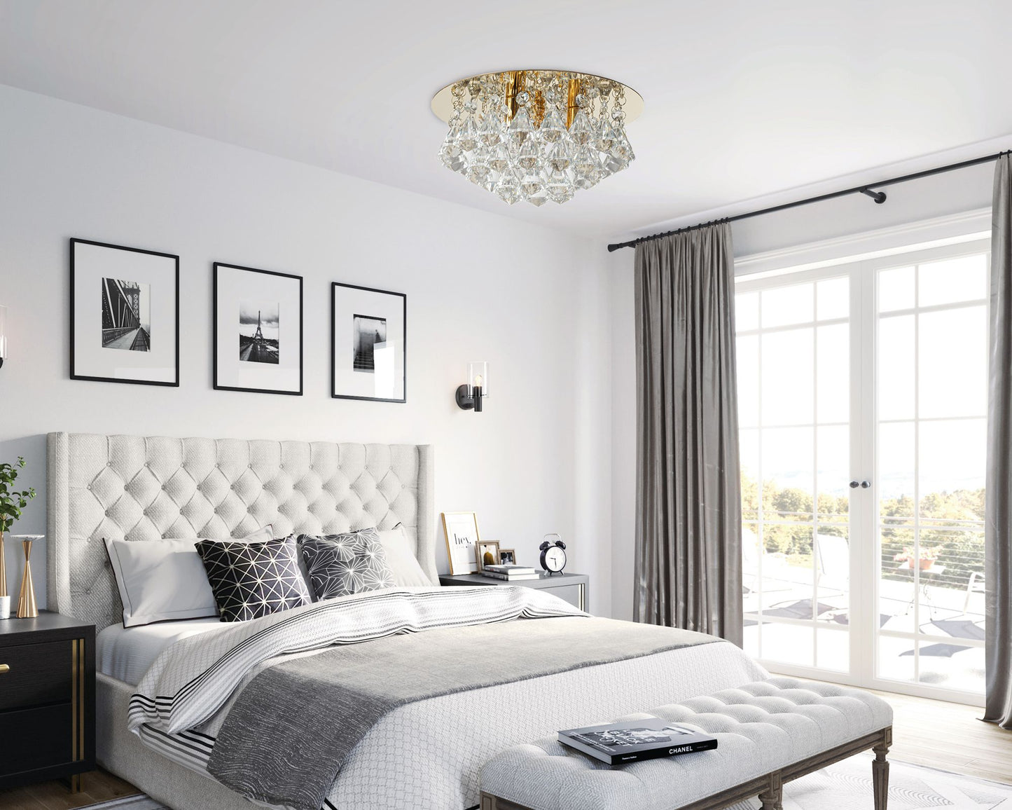 LAMPĂ DE CRISTAL APP1038-3CP GOLD 4