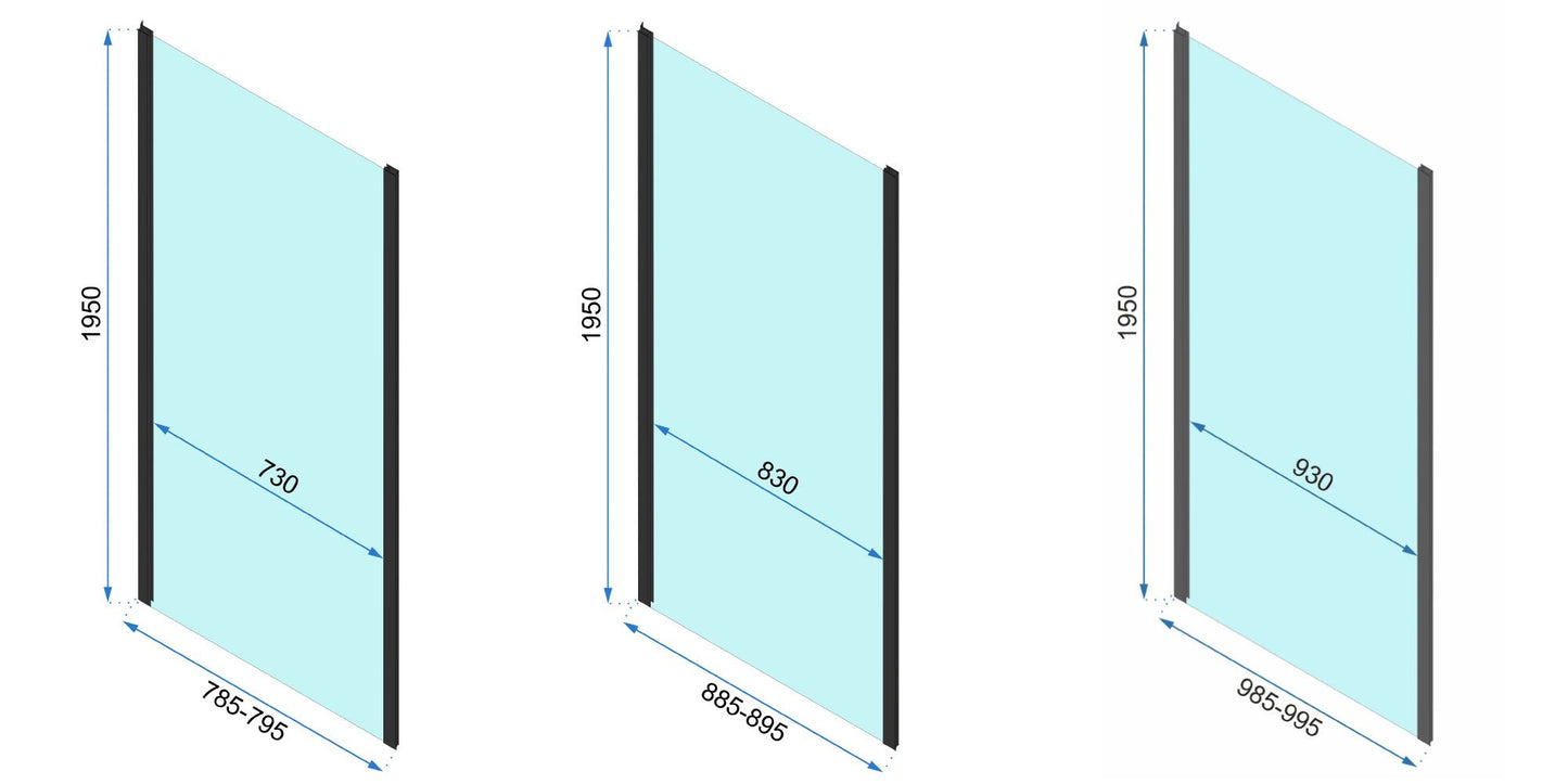 Cabina de dus De colt Rapid Swing Usa:70 x Perete:80 16
