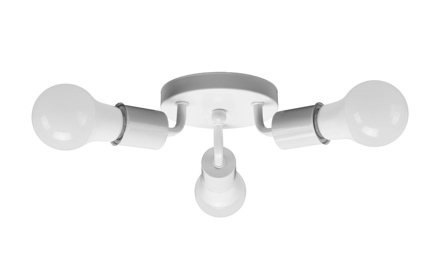Triplă plafoniera metalica alba APP702-3C 2
