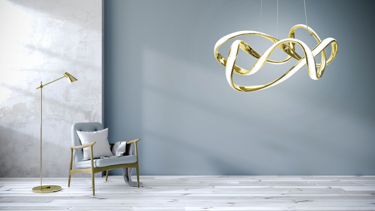 Lampa LED APP821-CP GOLD 3