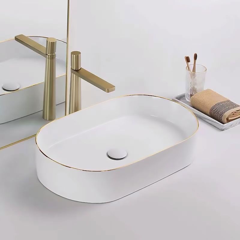 Lavoar pe blat Rea Nadia White Gold Edge 6