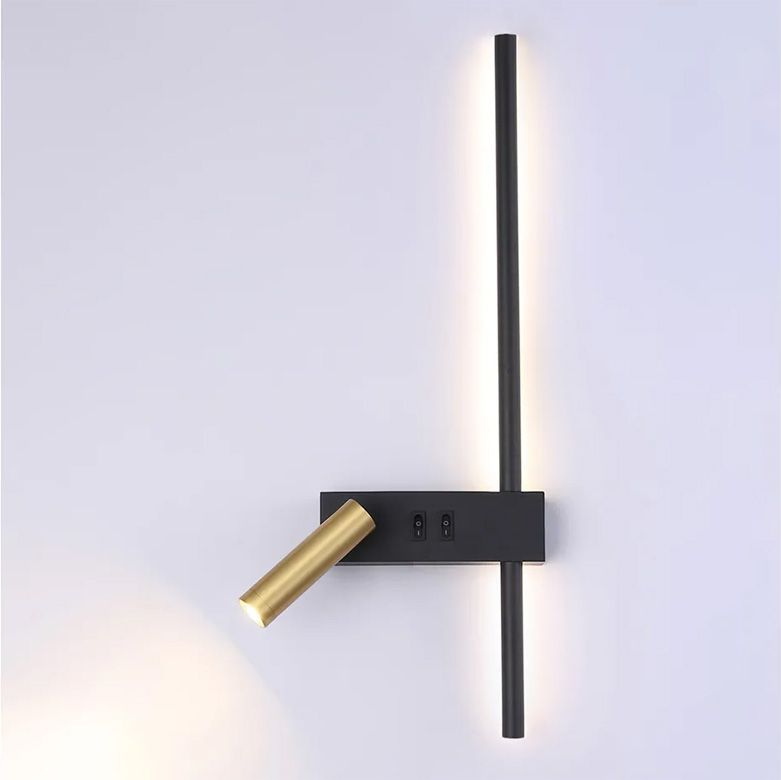 Lampa de perete APP1439-W BLACK GOLD LEFT 2