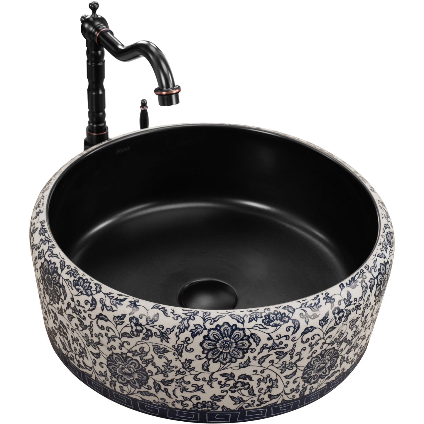 Lavoar pe blat REA Florisa Black Matt 1