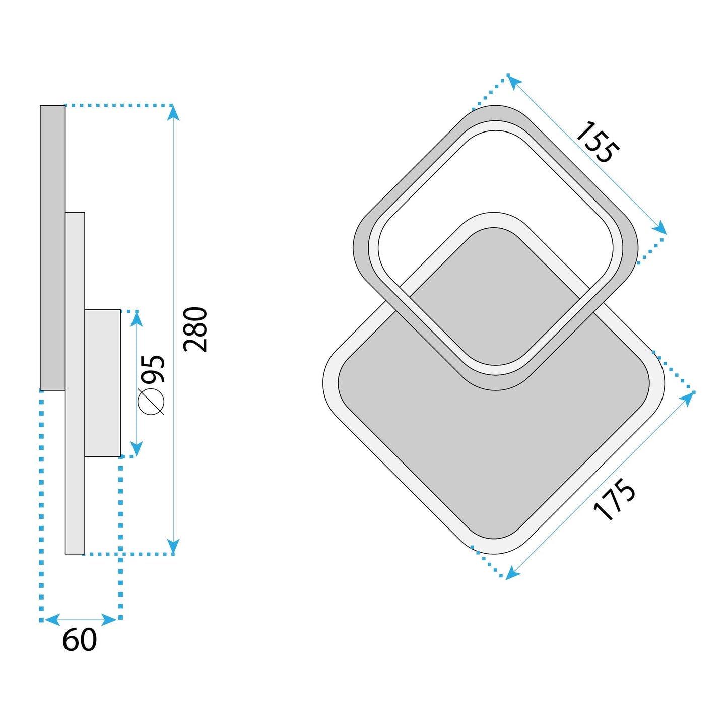 Aplică De Perete Led Lhj080-w White 7