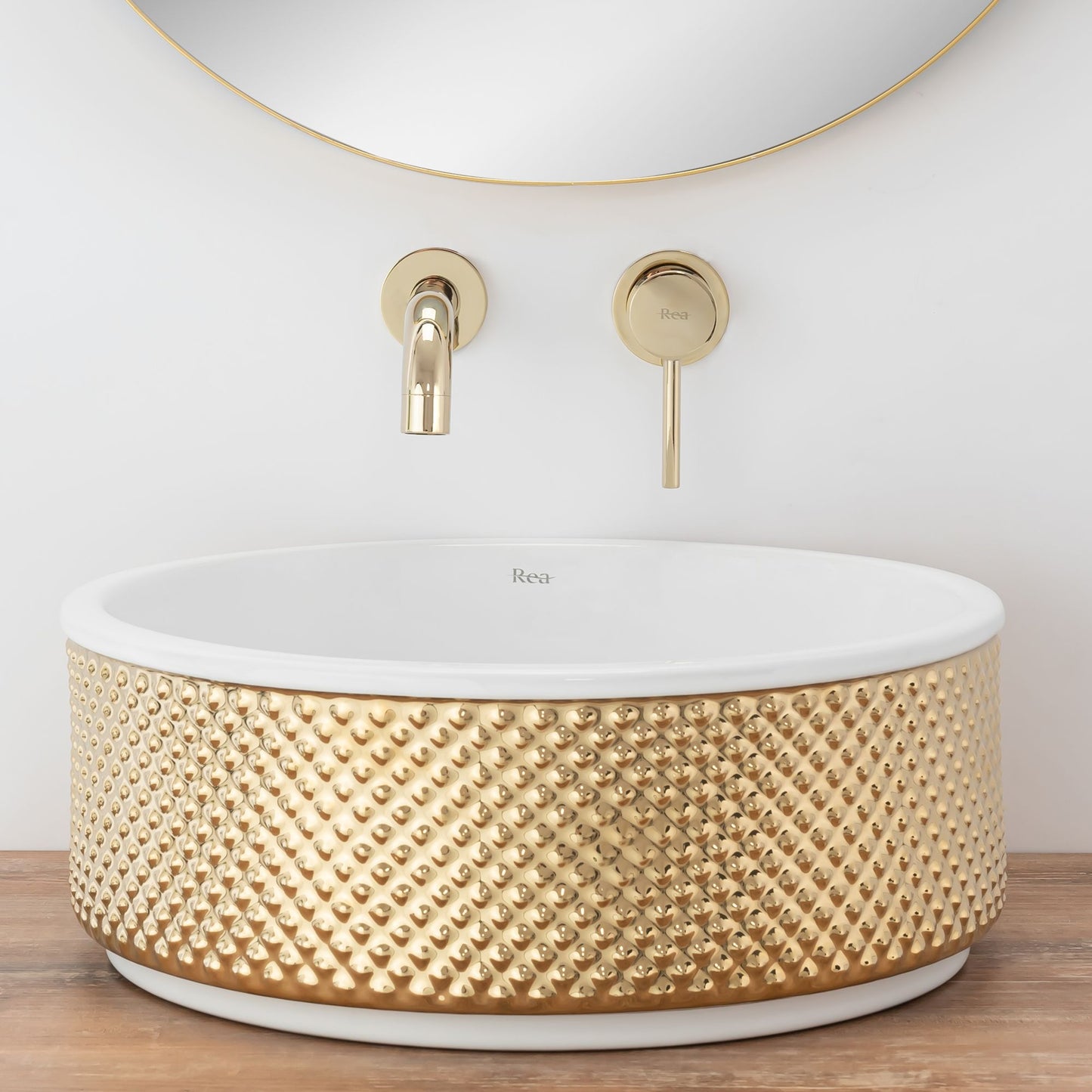 Lavoar de blat Rea Helen Gold White 4