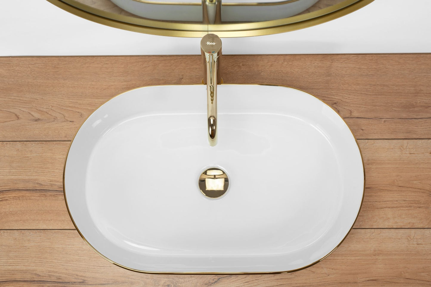 Lavoar pe blat Rea Nadia White Gold Edge 5