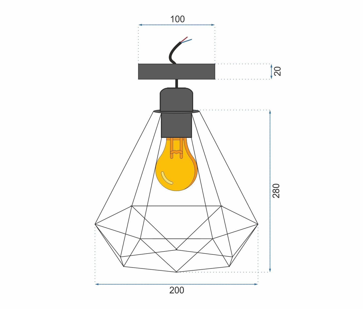 Lampa Reno 180986D 5