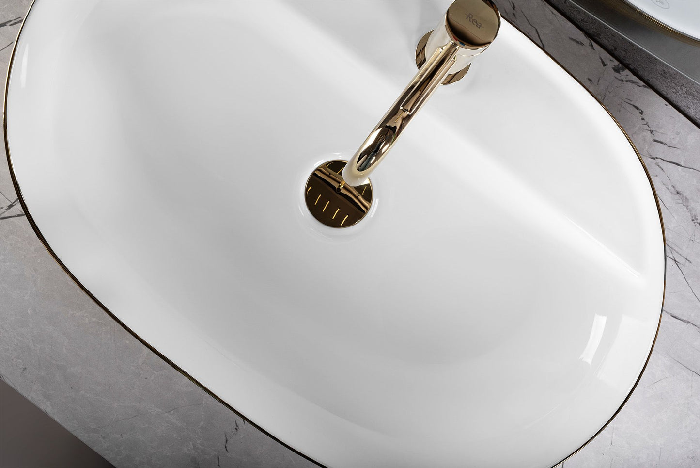 Lavoar pe blat Rea Aura 61 White Gold Brush 5