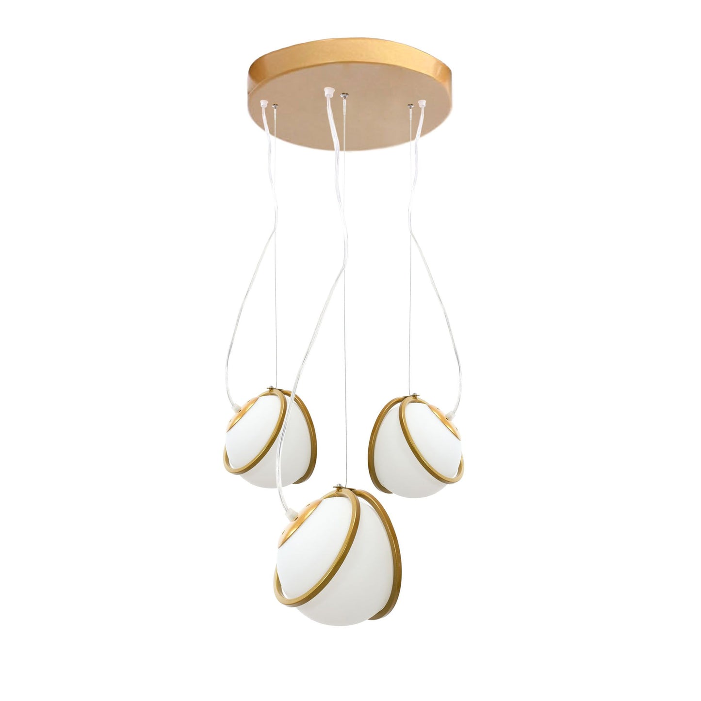 Lampa APP1090-3 CP GOLD WHITE 1