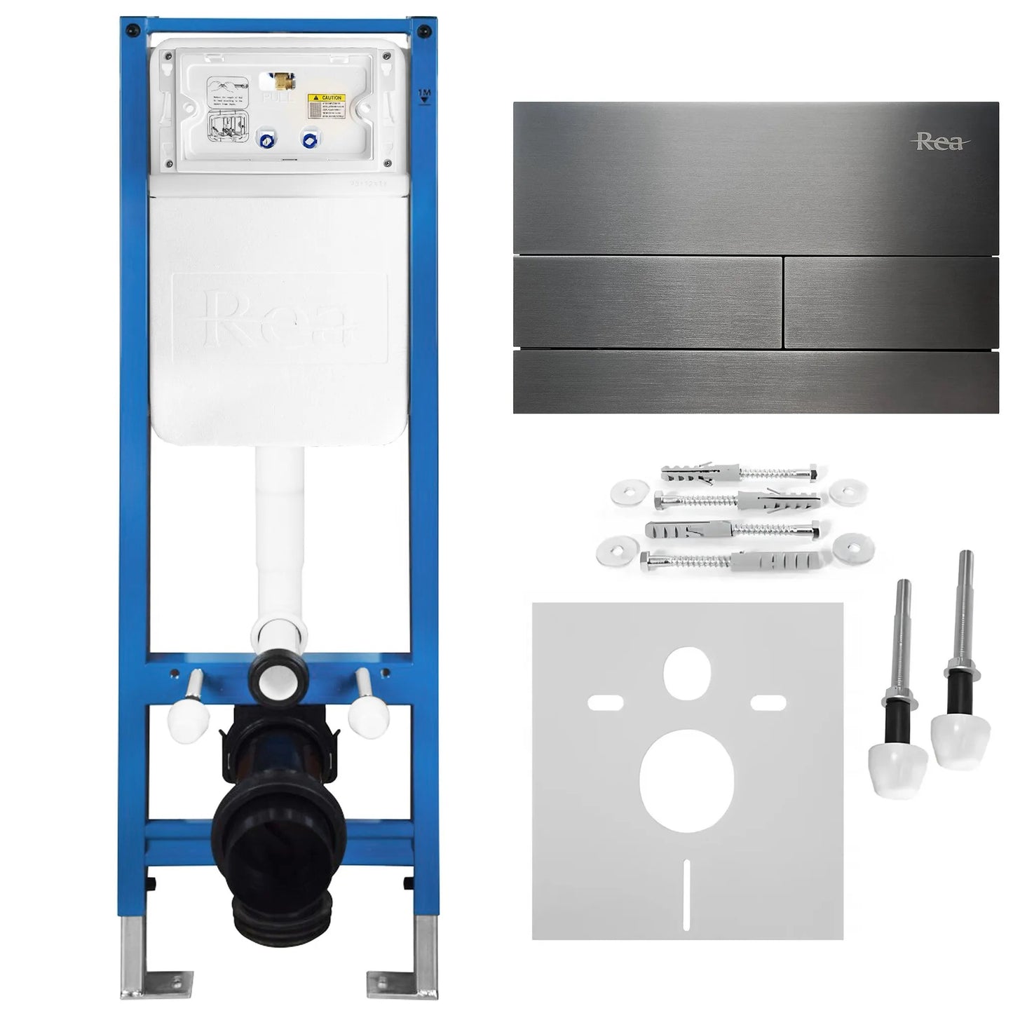 Set Cadru Îngropat Slim 024N Pentru WC Cu Buton T Titan 15