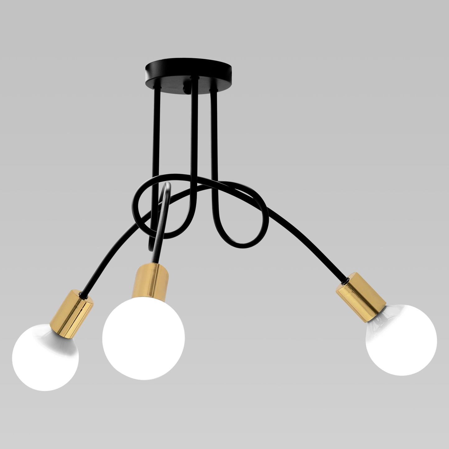 Lampa Paradise 3 Black Gold APP517-3C 3