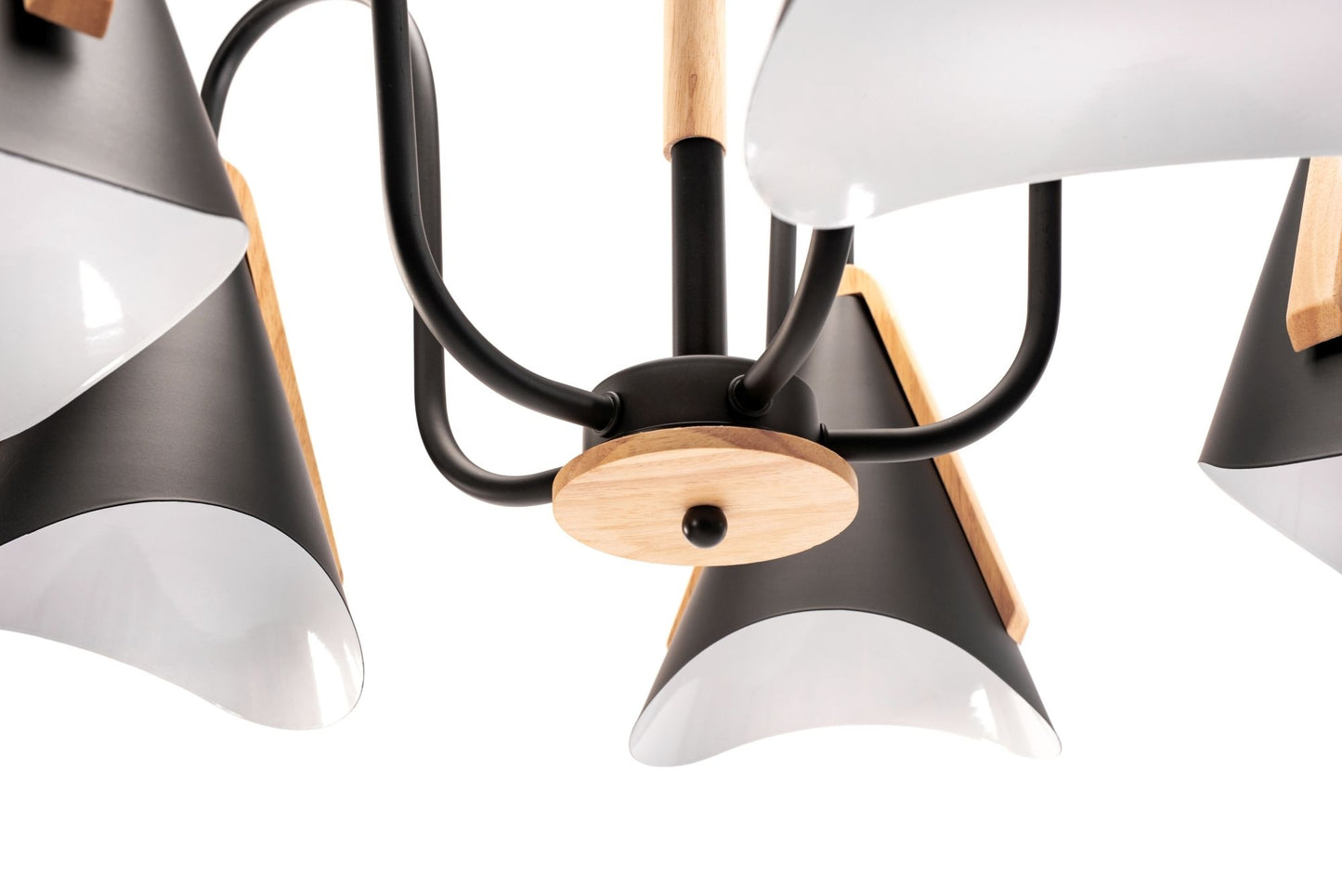 Lampa Neagră Cu Cinci Brațe Scandinave APP607-5C 8
