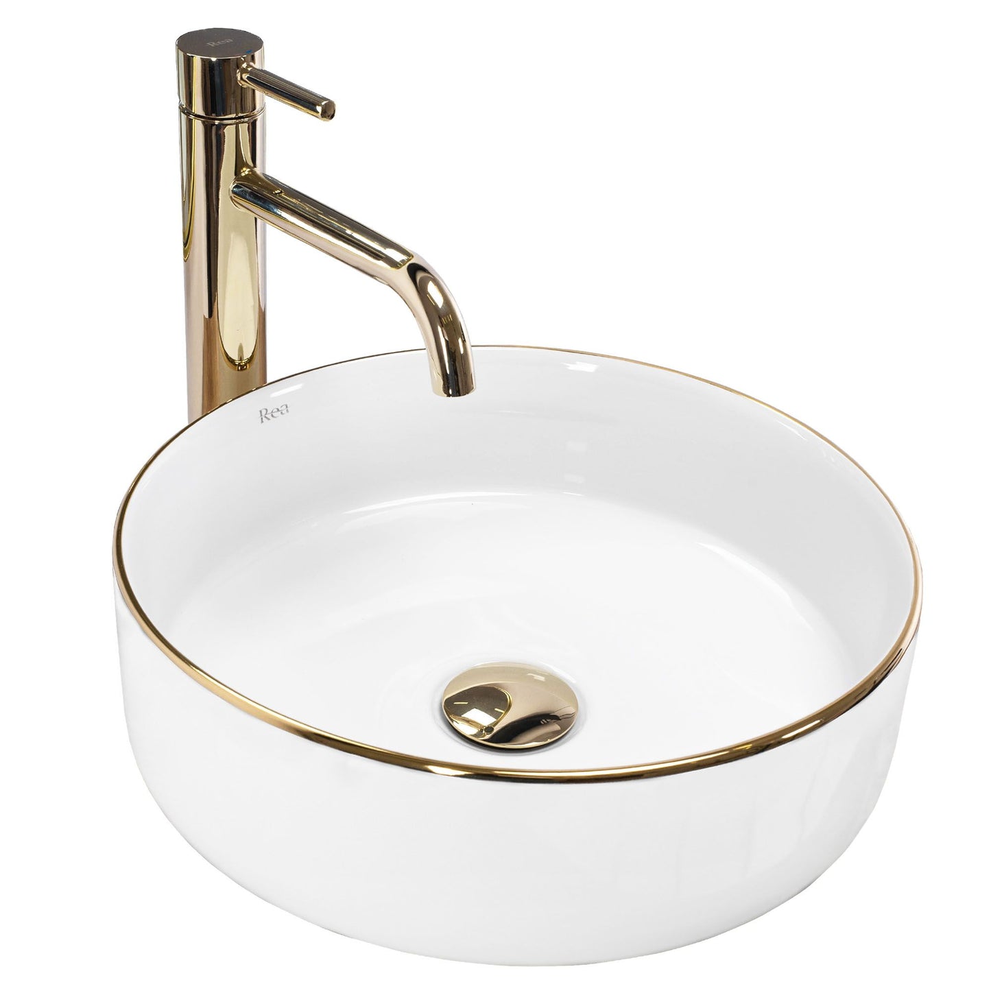 Lavoar pentru blat Rea Sami Gold Edge 1
