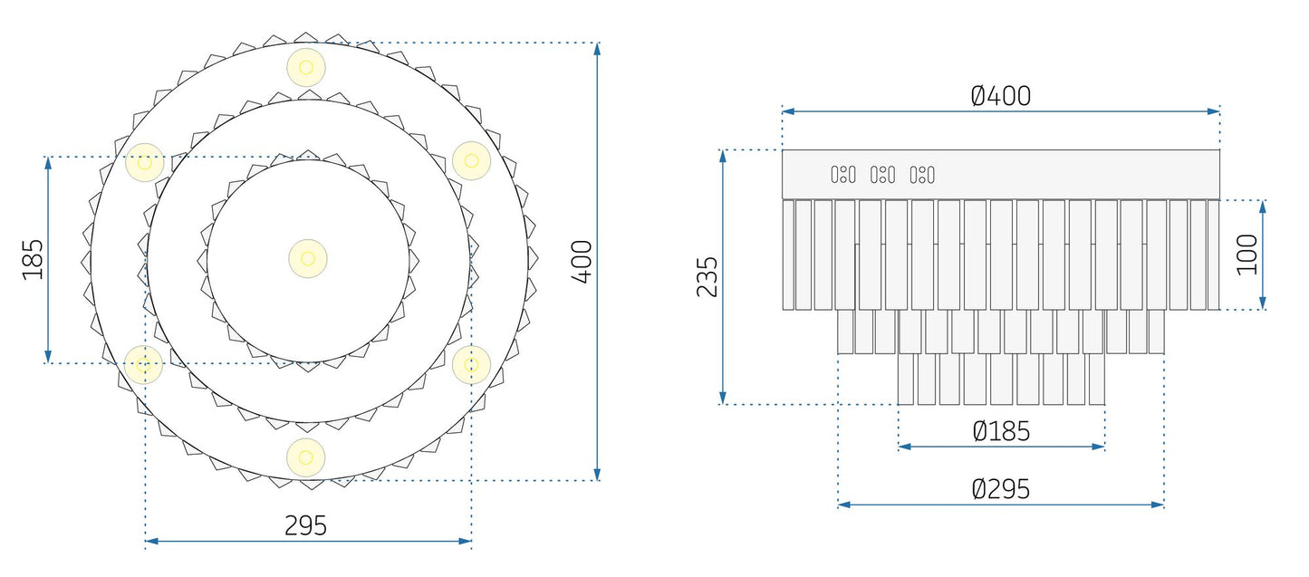 LAMPĂ DE CRISTAL APP780-7C 10
