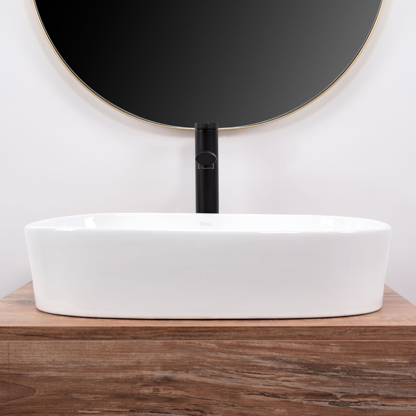 Lavoar ceramic pentru blat Rea Angie 4