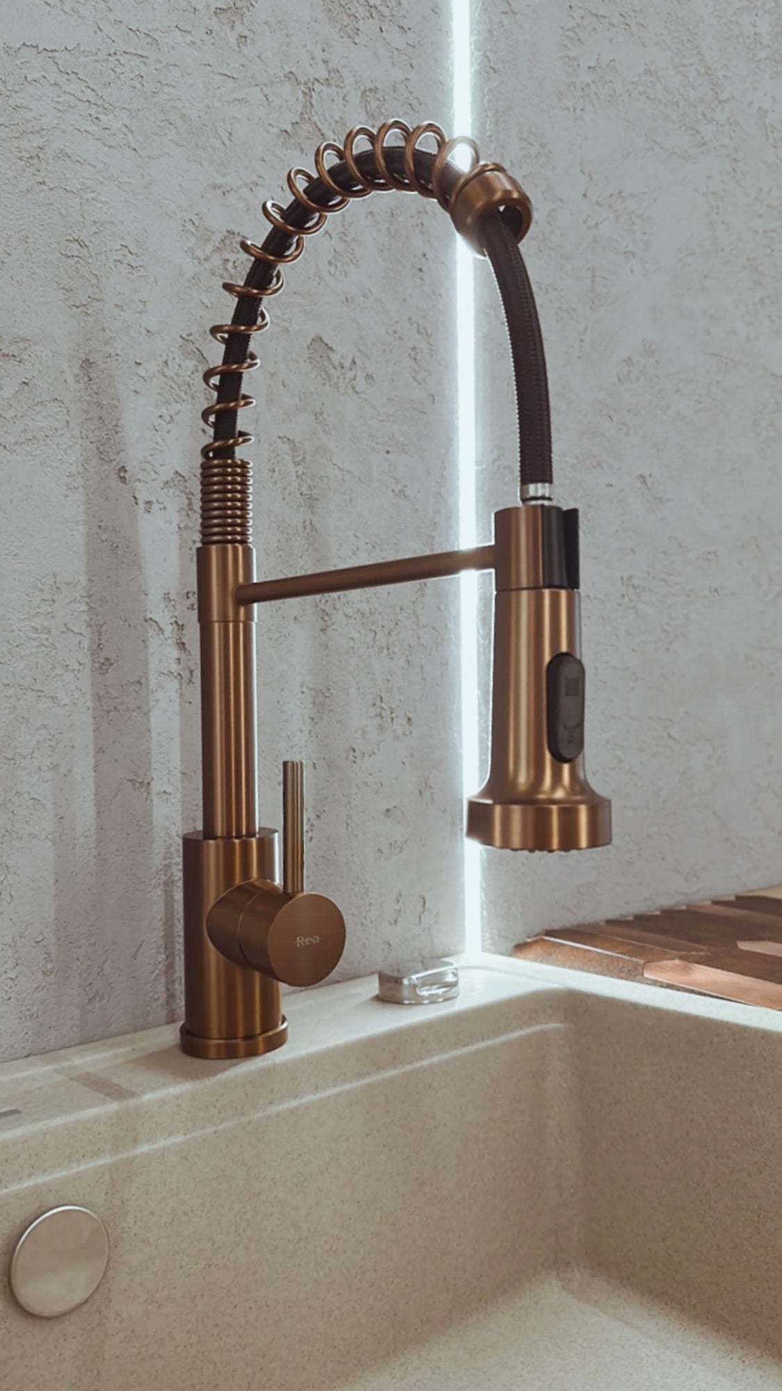 Baterie De Bucătărie Rea Colin Brush Copper 5