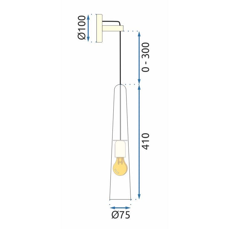 Lampa de perete APP896-1W GOLD 6