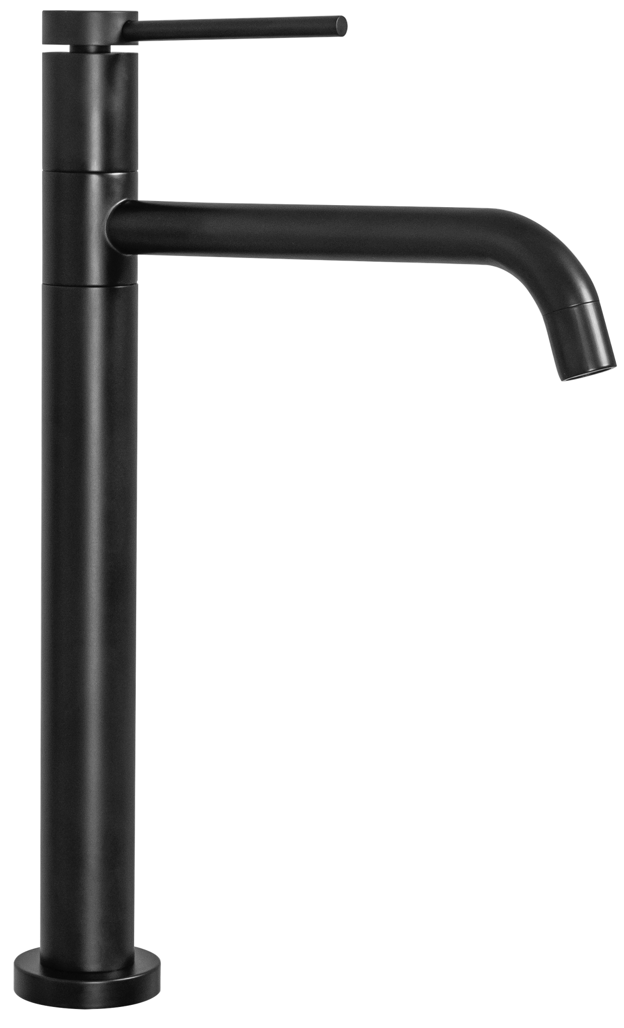 Baterie pentru baie REA Lugano Slim Black High 6