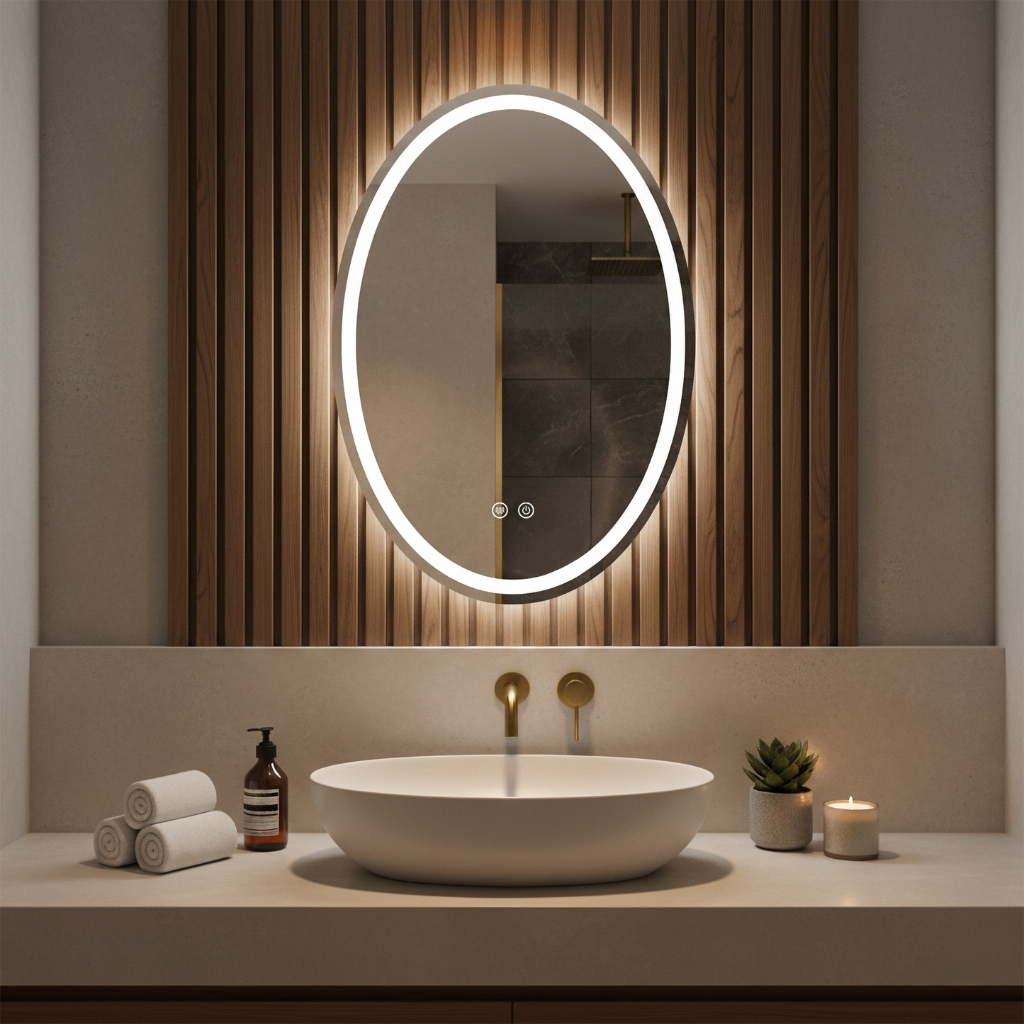 Oglindă LED Marco 60x80 cm 9