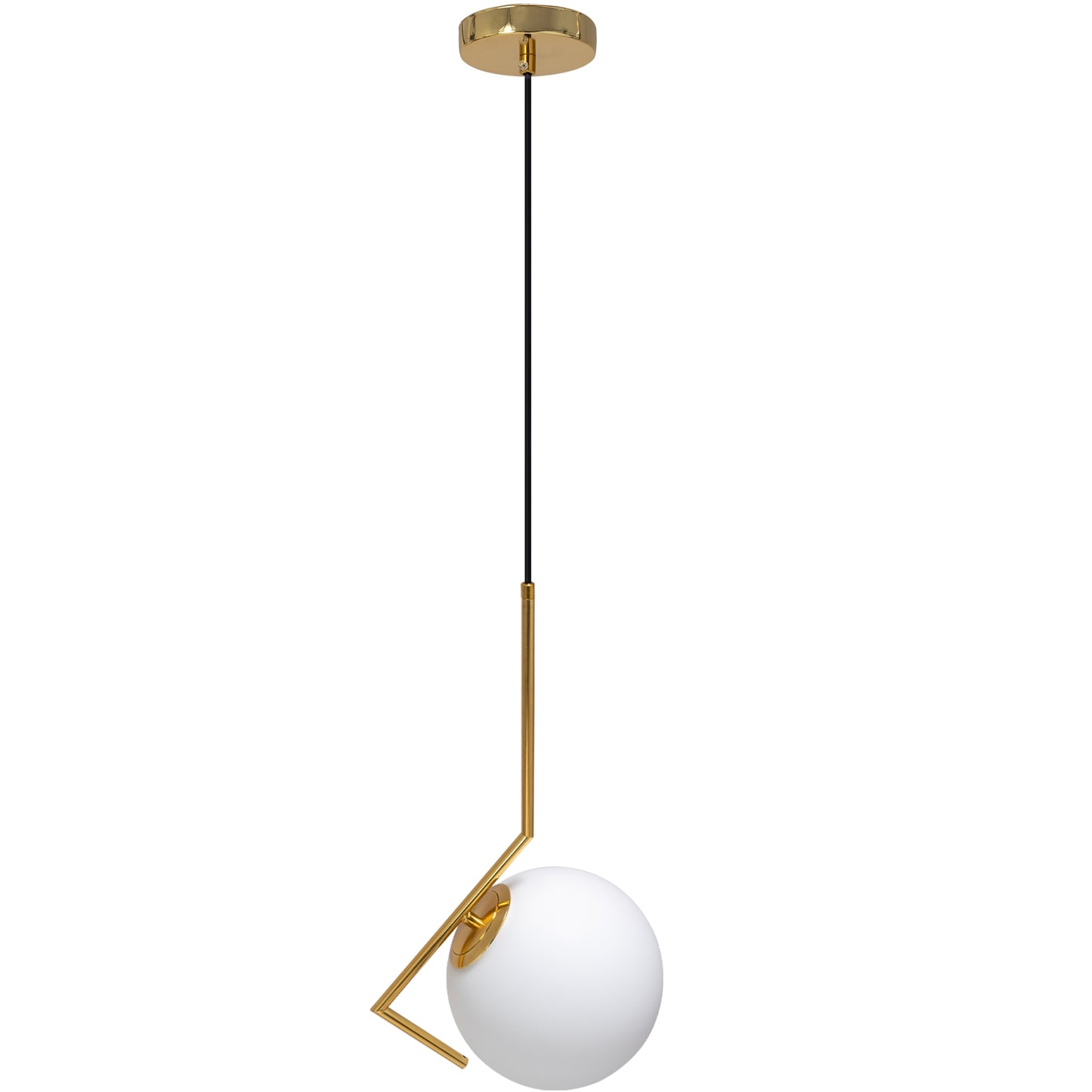 Lampă de tavan modernă din sticlă aurie APP429-1CP 3