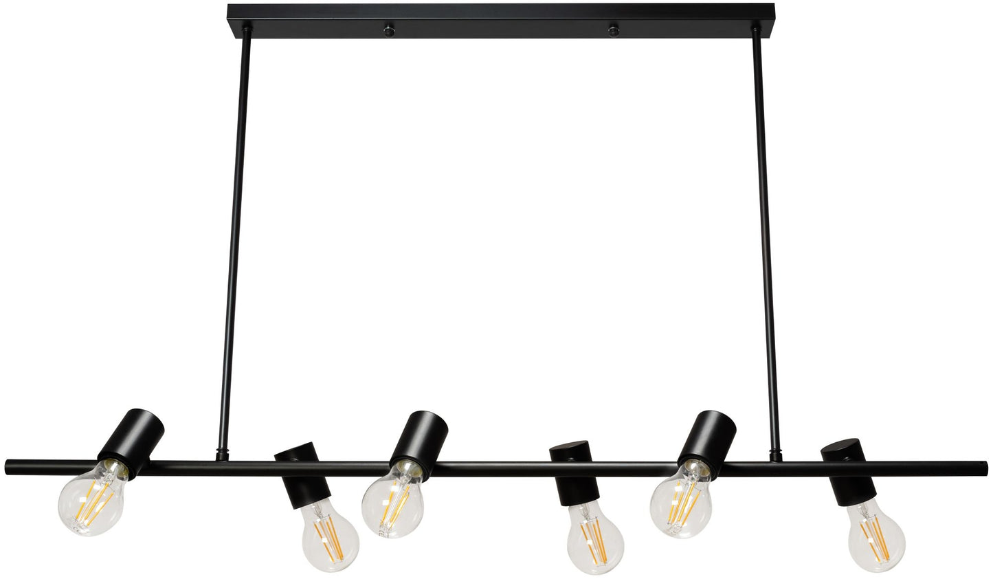 Lampă De Tavan Din Metal, Negru Industrial APP480-6CP 7