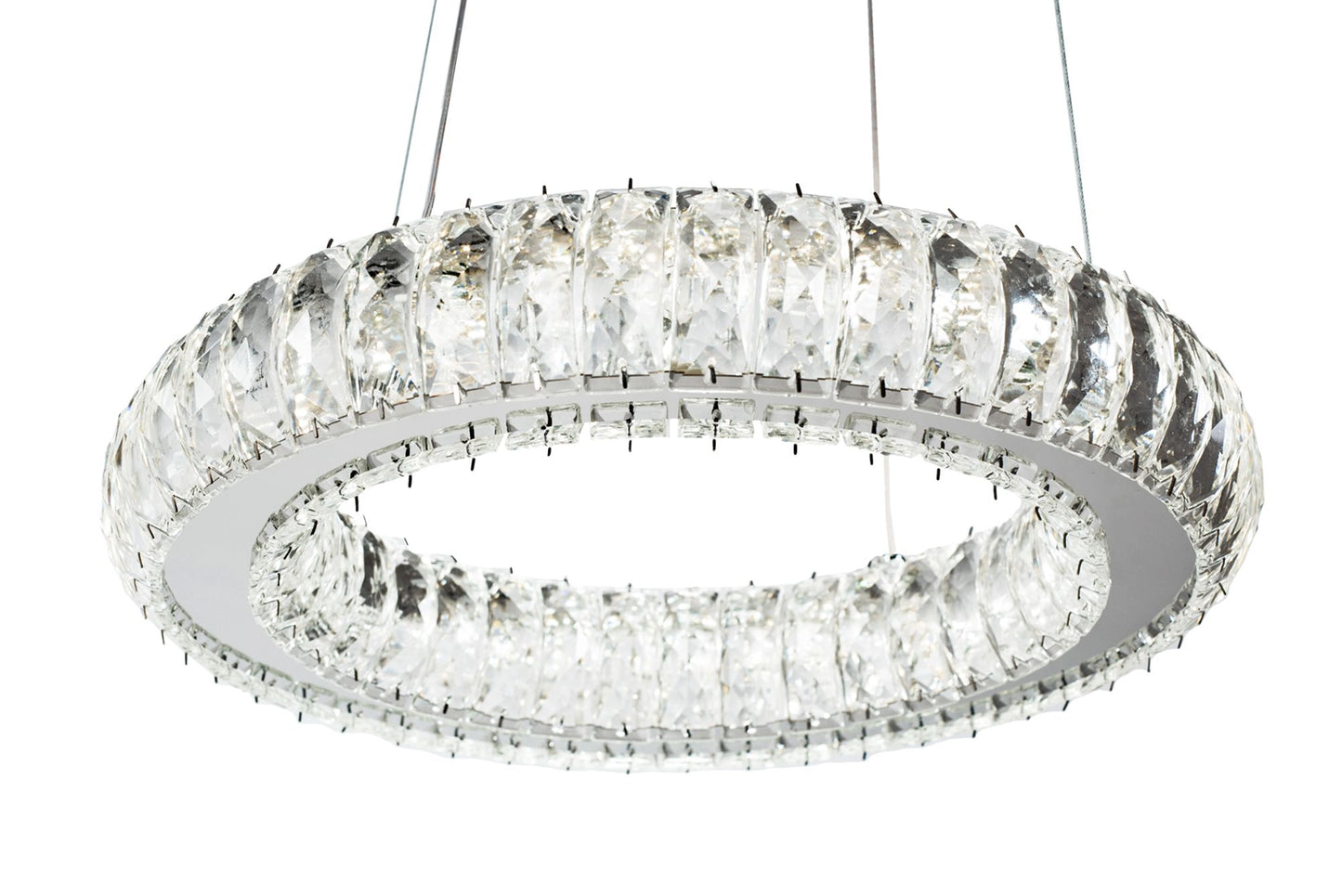 Kryształowa Lampa Sufitowa LED APP1040-CP + pilot 3