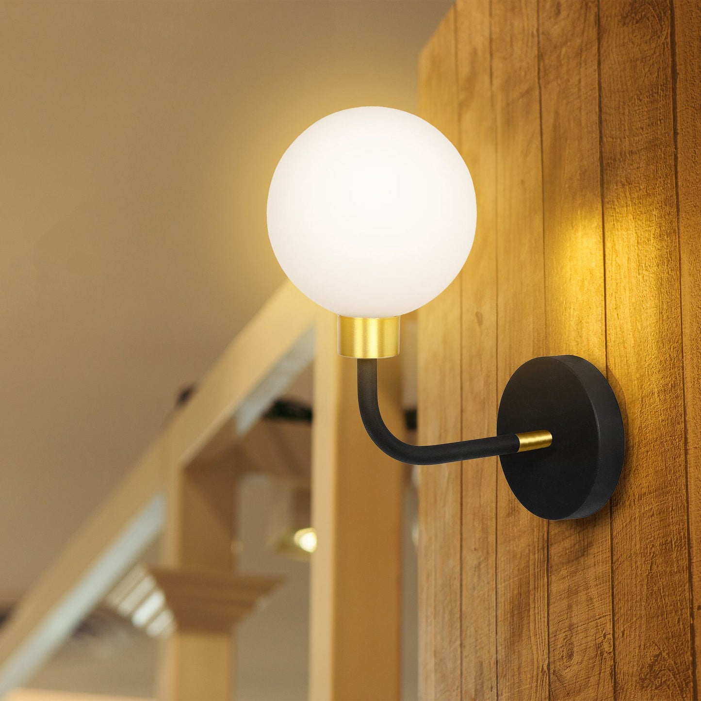 Lampa de perete APP1301-1W Black Gold 2