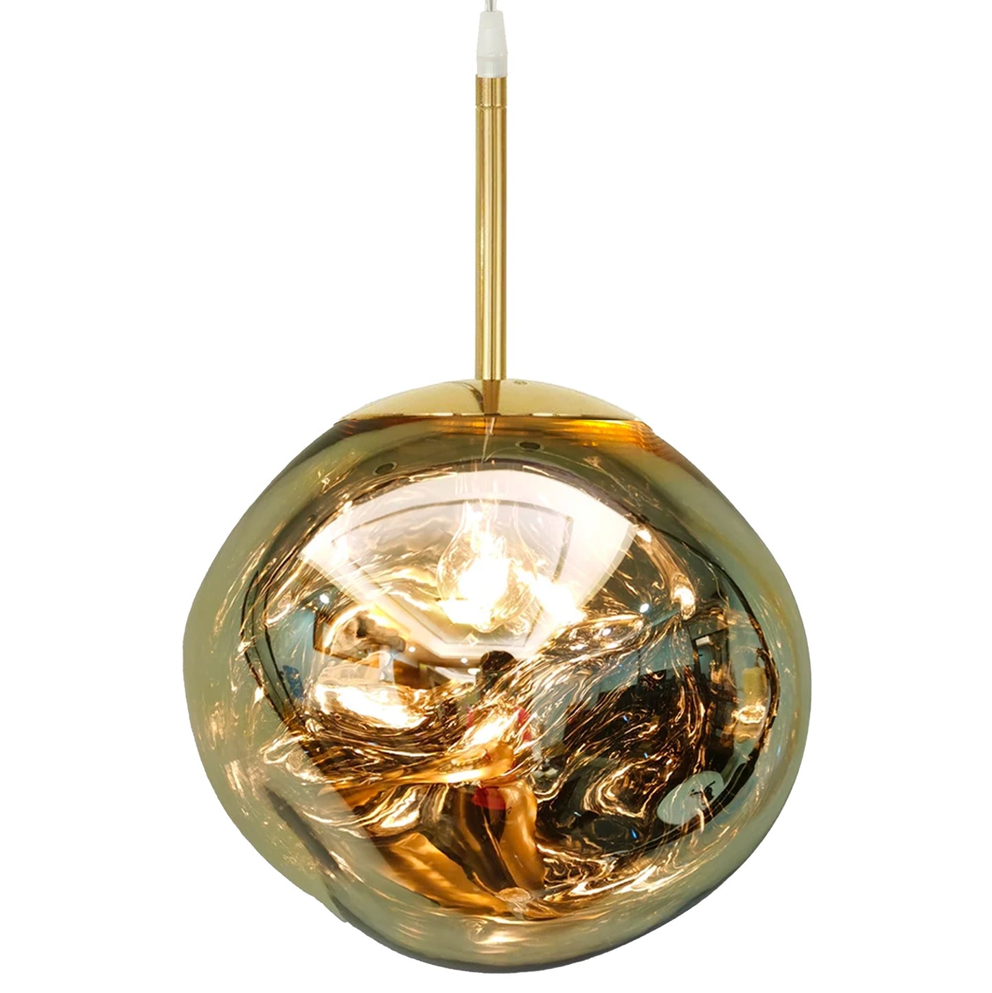 Lampa DE TAVAN SUSPENDABILA din sticla Gold APP331-1CP 3