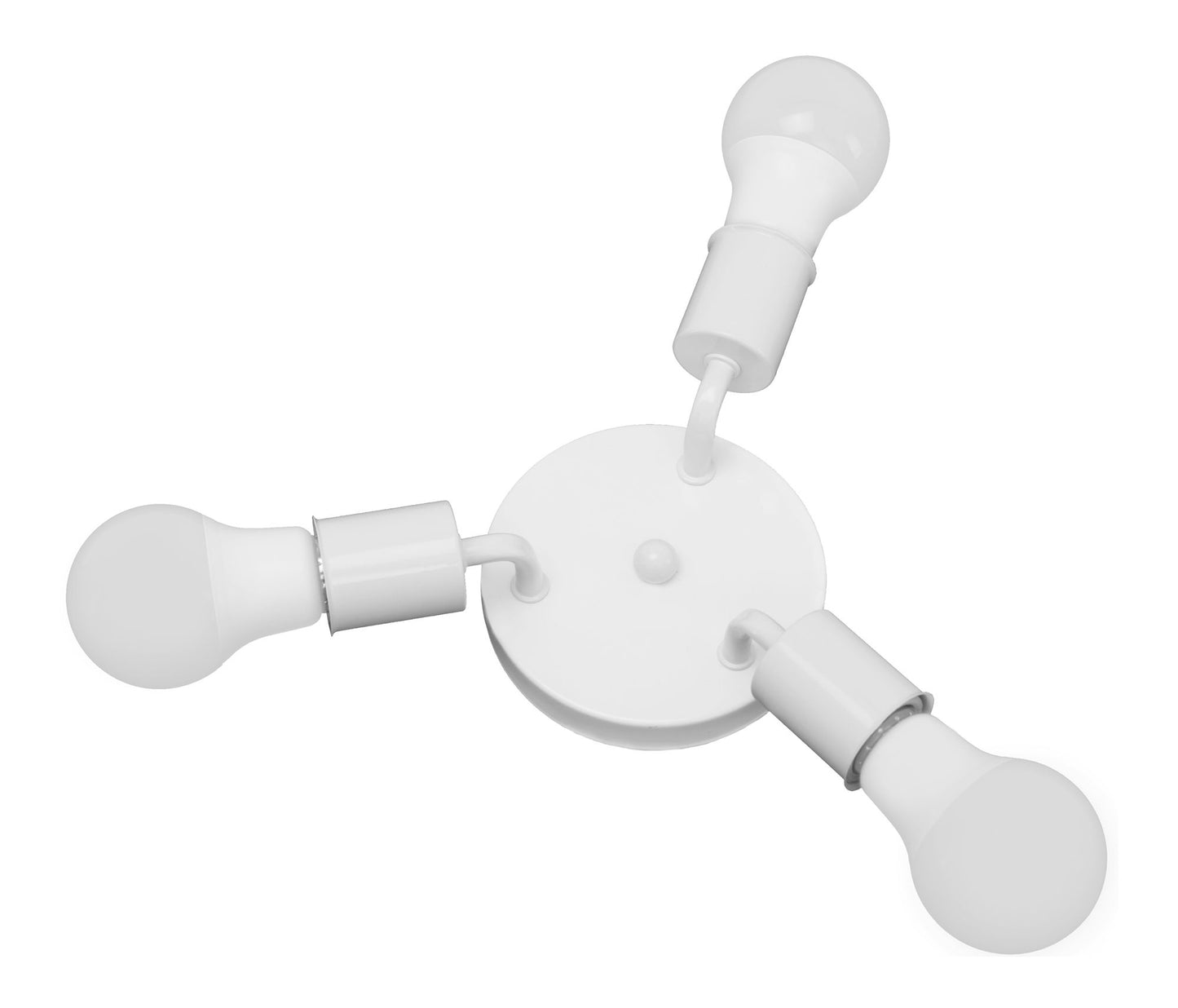 Triplă plafoniera metalica alba APP702-3C 3