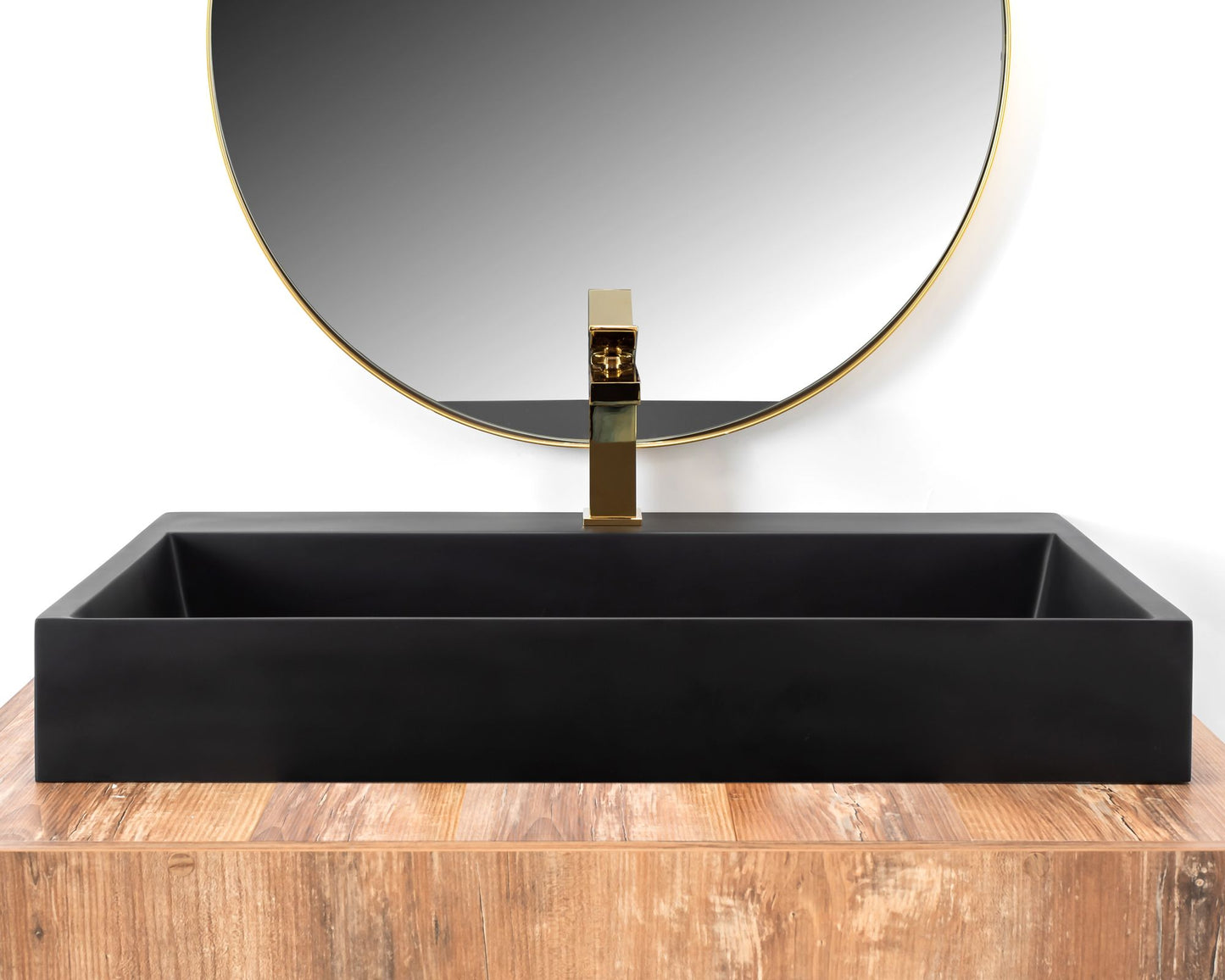 Lavoar din conglomerat GOYA Negru MAT 70CM 4