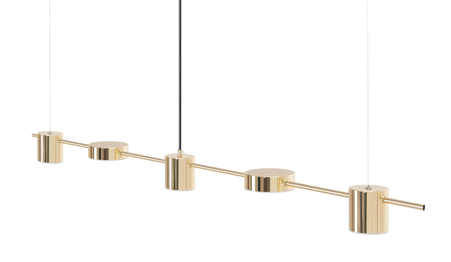 Lampa LED APP929-5CP GOLD 2