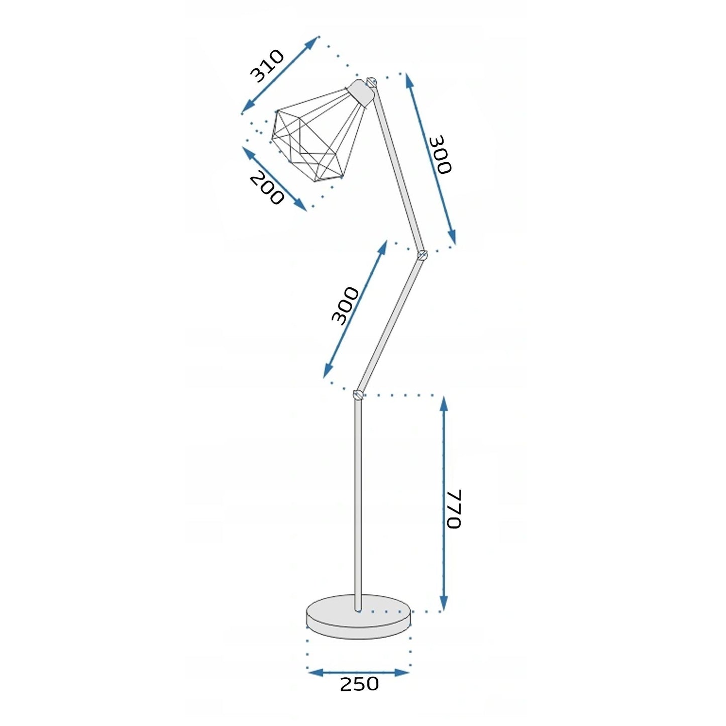 Lampă de podea Reno APP540-1F 8