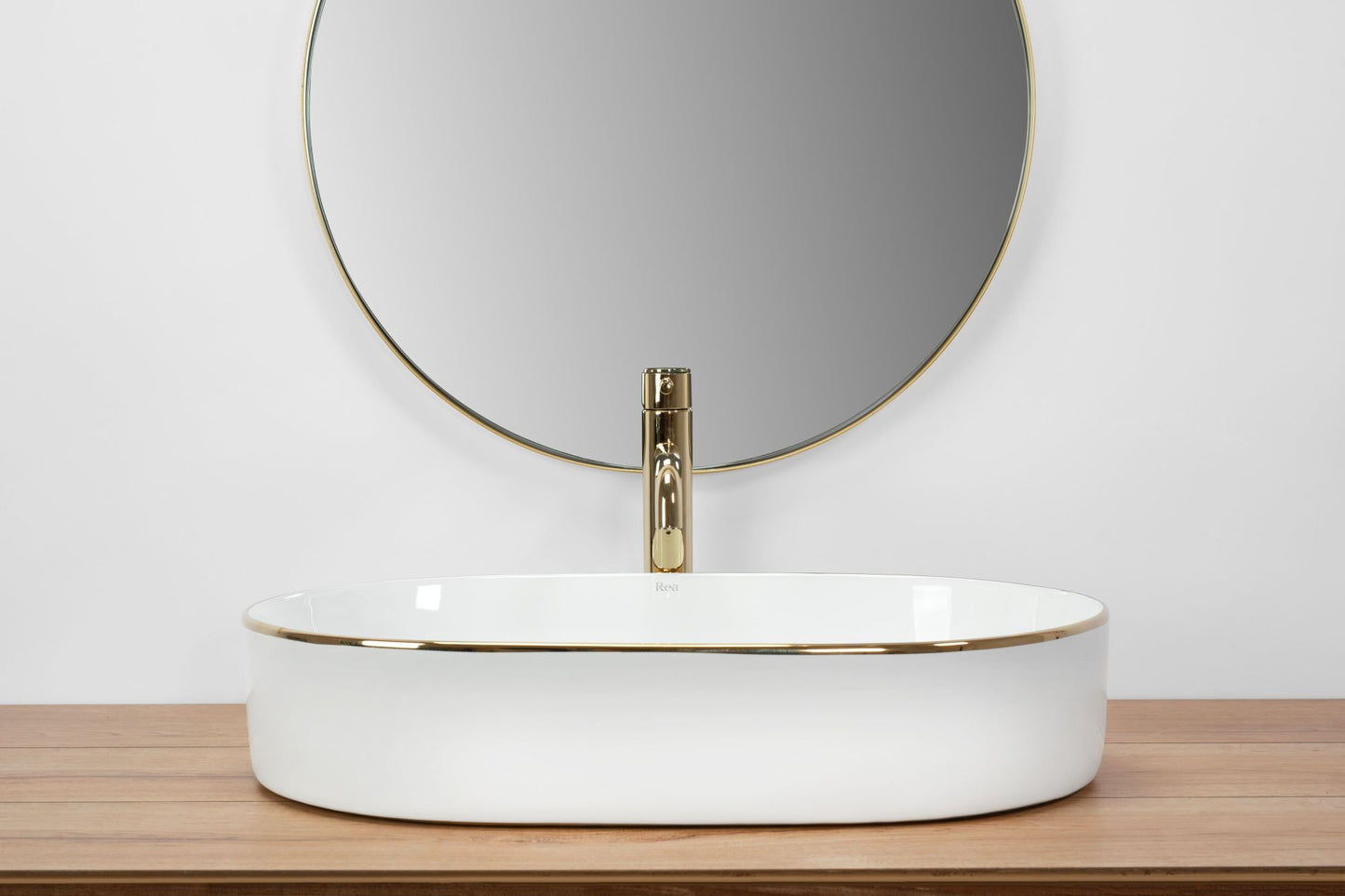 Lavoar pe blat Rea Nadia White Gold Edge 4
