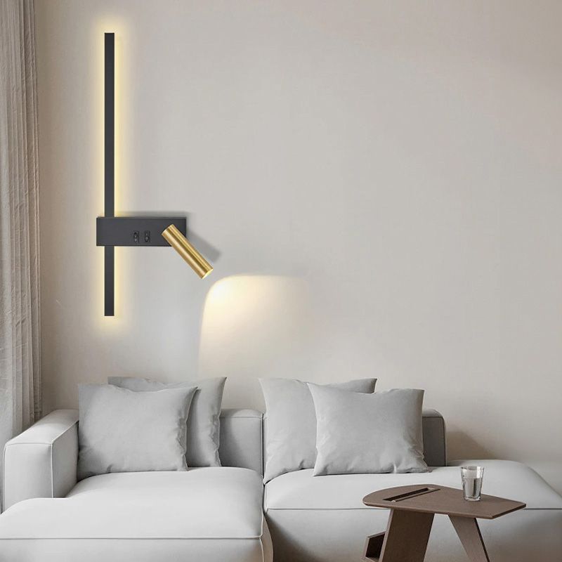 Lampa de perete APP1439-W BLACK GOLD LEFT 6