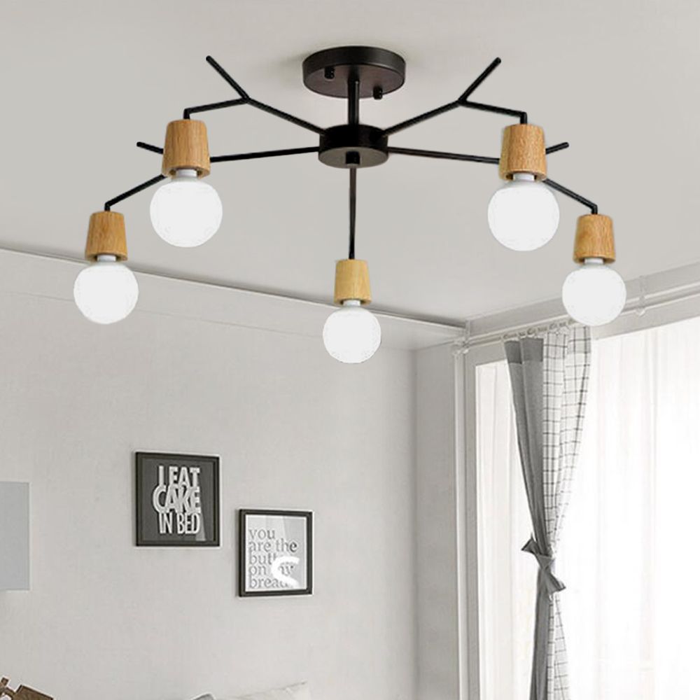 Plafoniera din metal stil scandinav APP694-5C 6