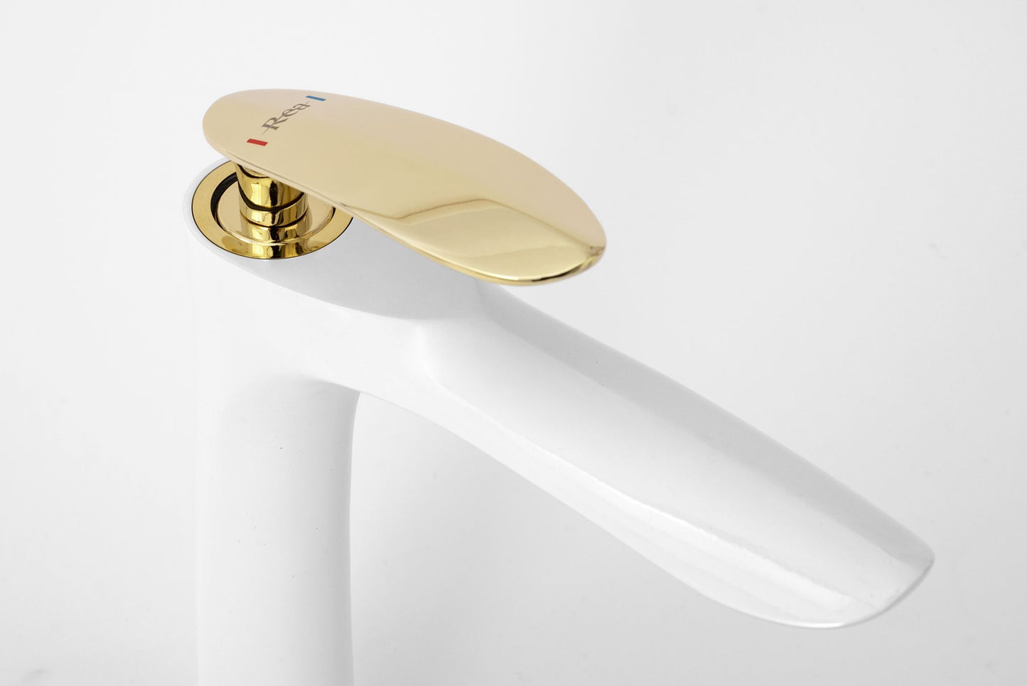 Baterie pentru baie Rea Orbit White Gold High 6