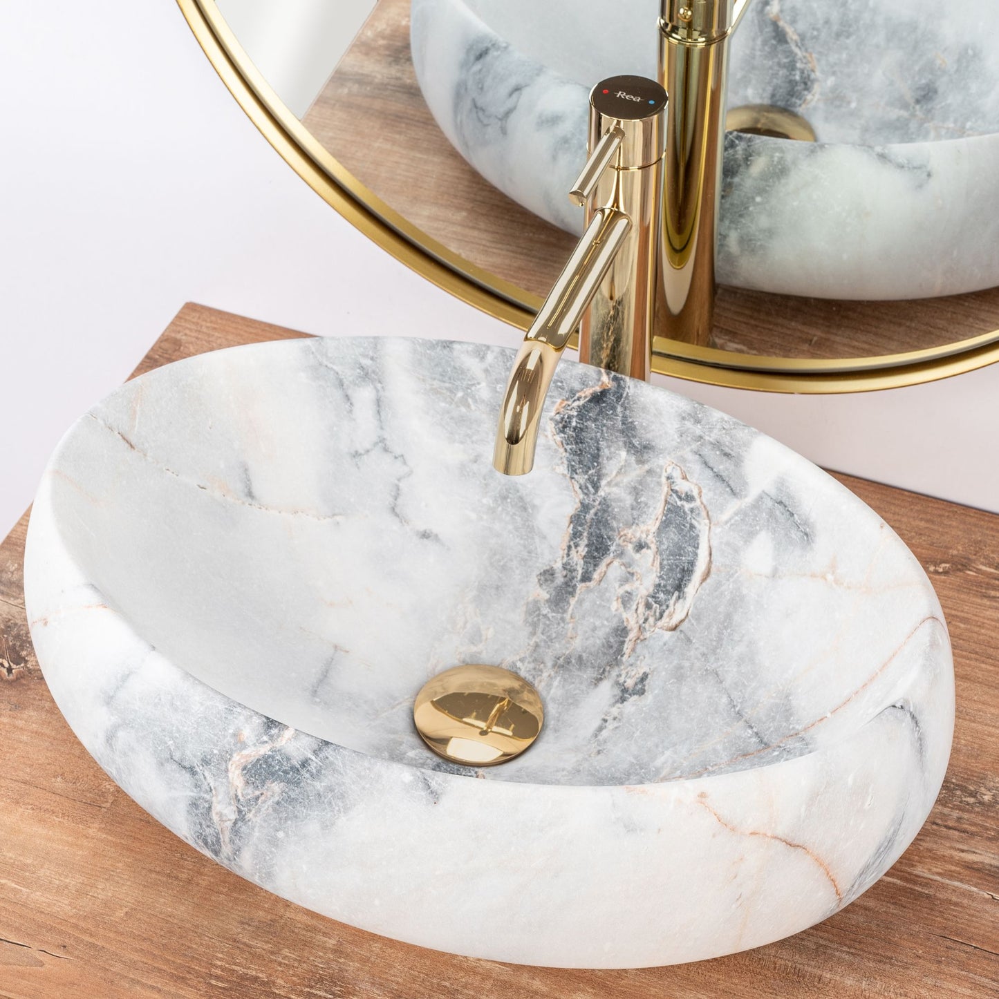 Lavoar de top blat Rea Linda Granit Mat 2