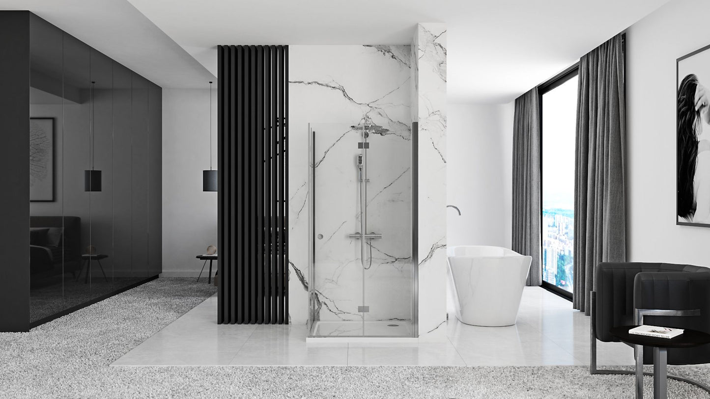 Cabina de dus pliabil Rea Fold N2 90 x 90 cm 6