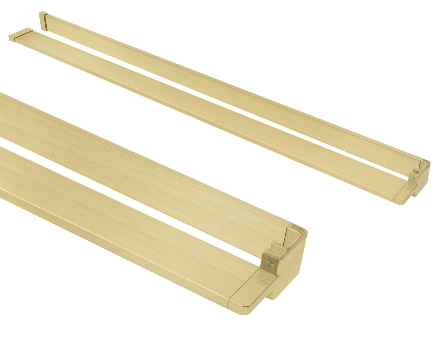 Panou de duș Rea Aero Intimo Gold Brush 100 Walk In + EVO 3