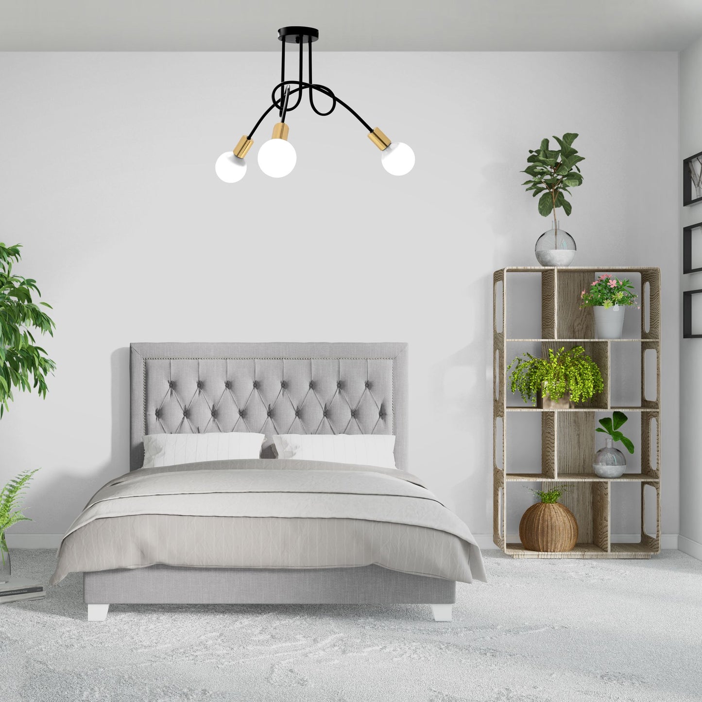 Lampa Paradise 3 Black Gold APP517-3C 4