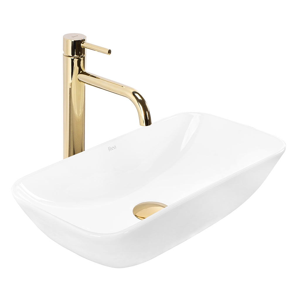 Lavoar ceramic pentru blat Rea Maria 1