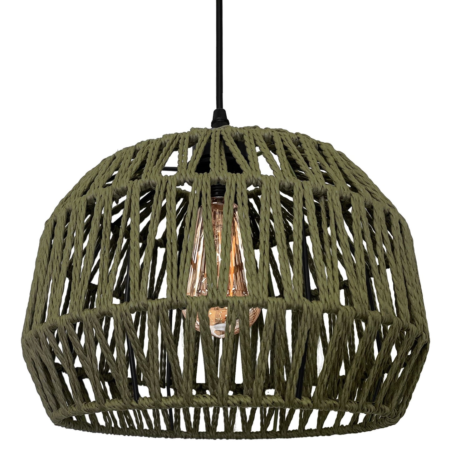 Lampa zielona Boho APP1293-1CP 3