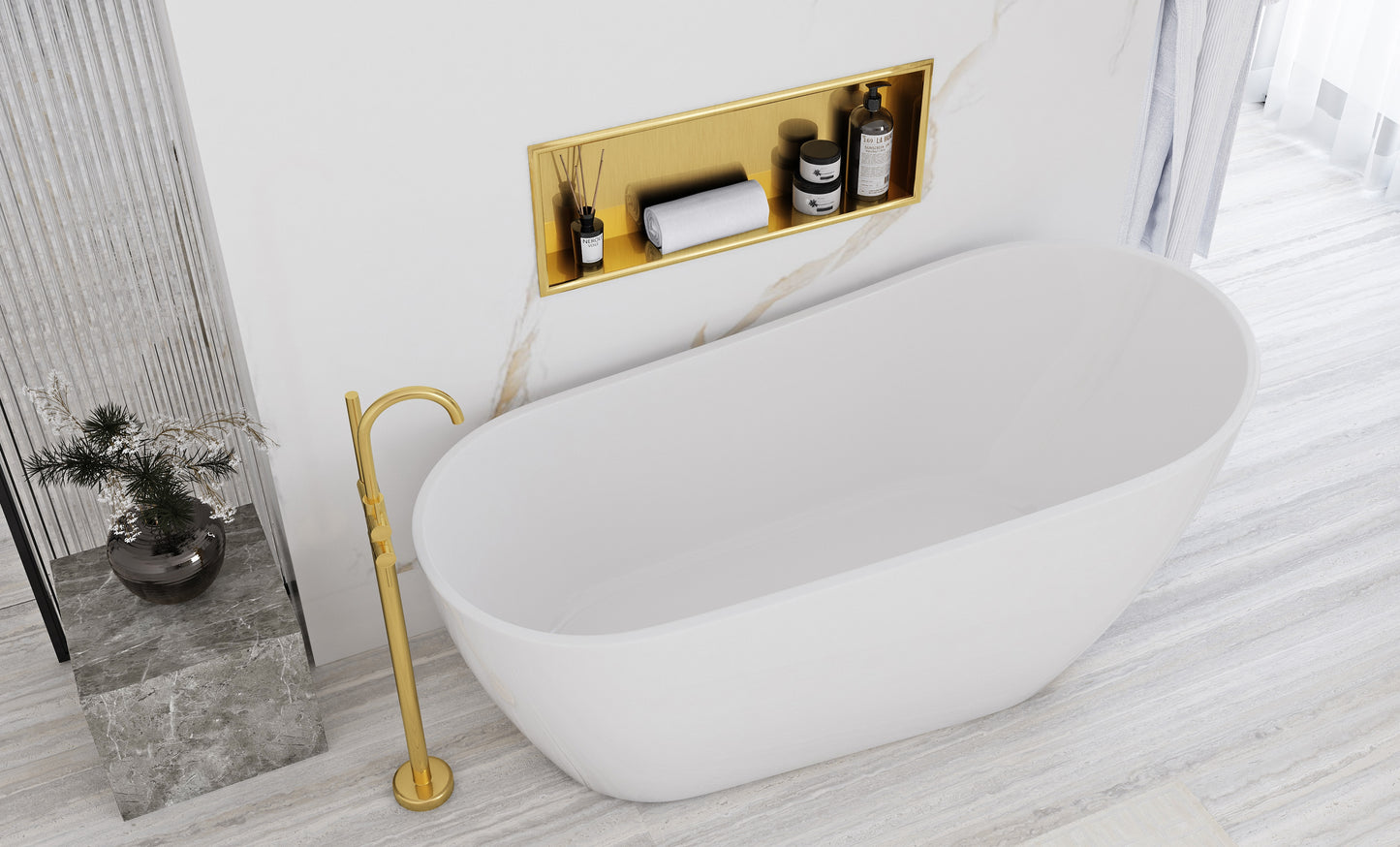 RAFT BAIE INCASTRAT PERETE 30x60 gold brush 7