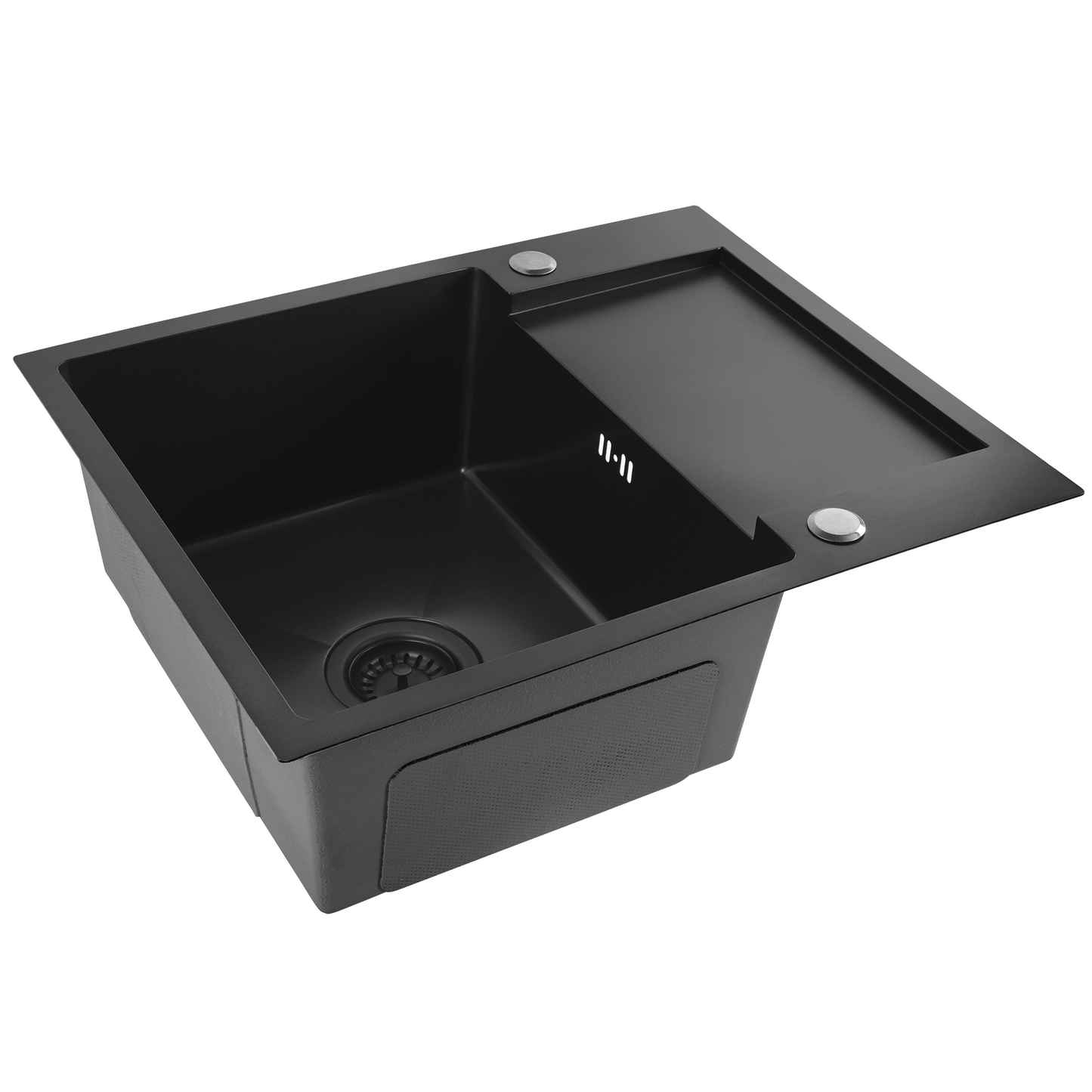 Chiuvetă Inox Paul Black cu robinet de bucătărie 7
