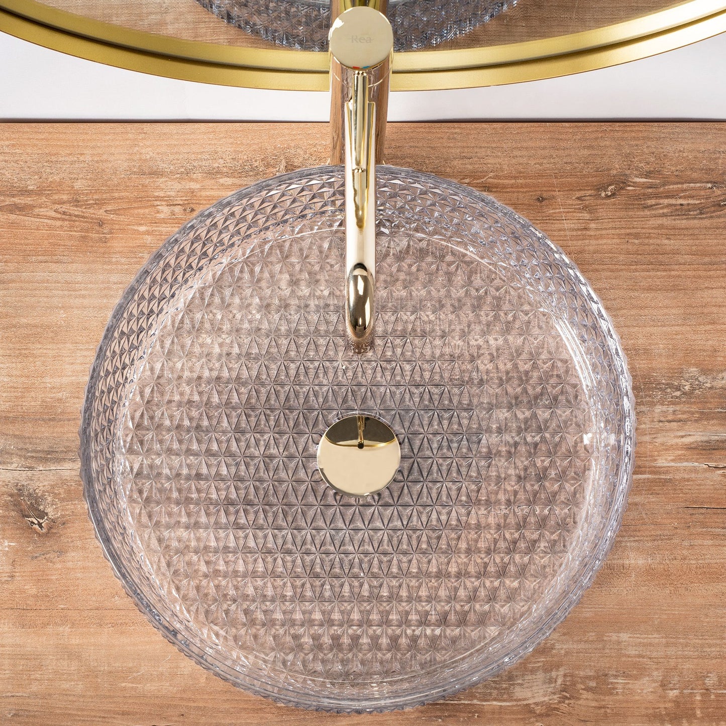 Lavoar pe blat Rea Cristal Transparent 39 7