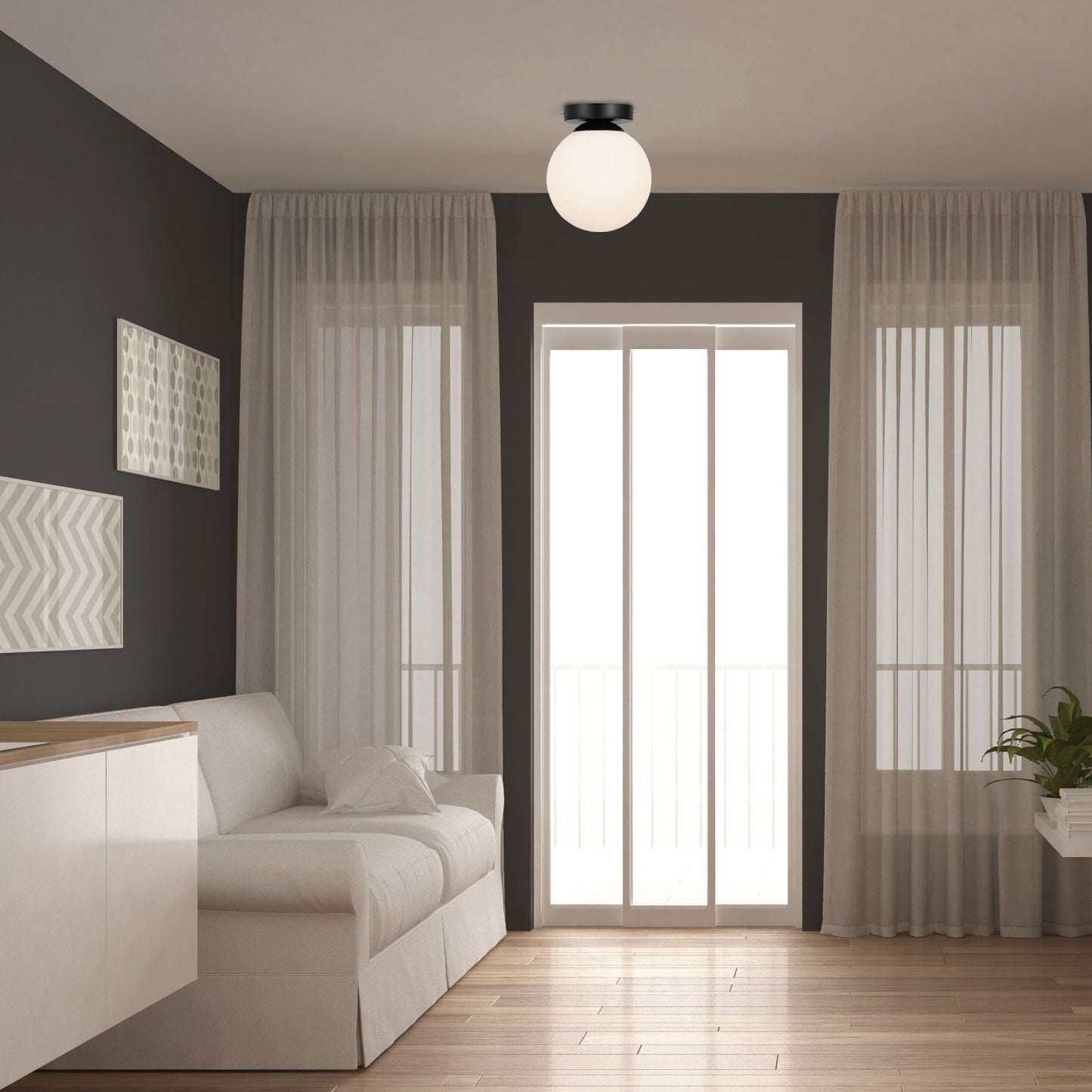Lampă suspendată APP1155-1C Black 4
