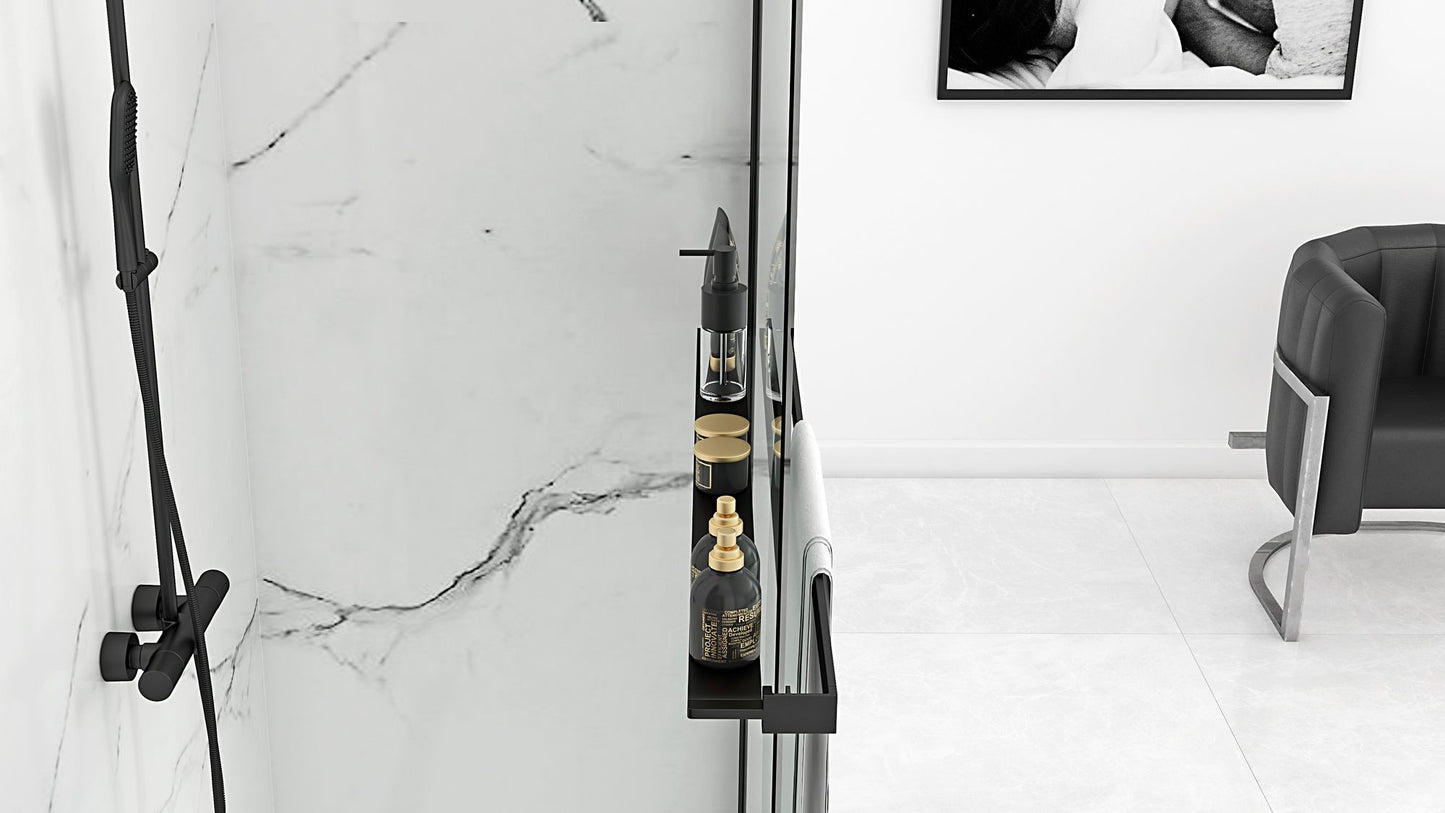 Panou de duș Rea Aero Black Mat 80 3
